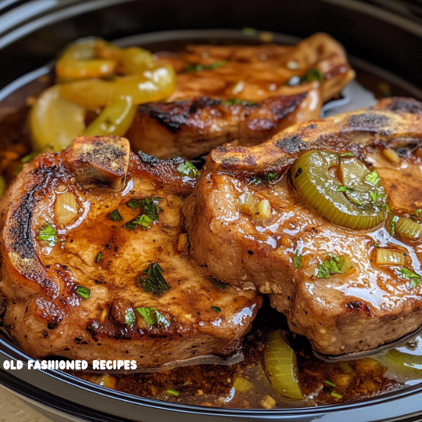 Crock Pot Mississippi Beef Chops🐄