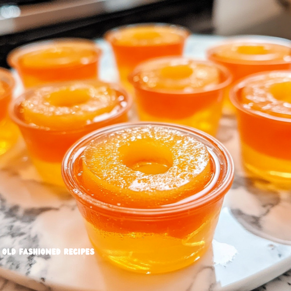 Crown Peach Jello Shots 🍑