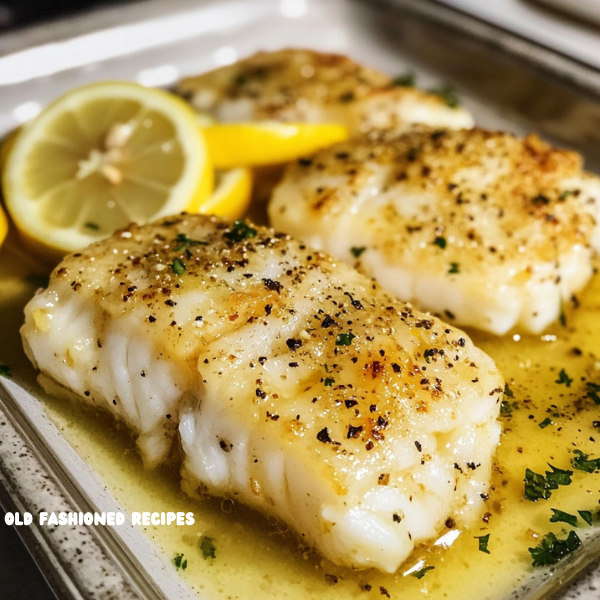 Lemon Butter Baked Cod 🍋