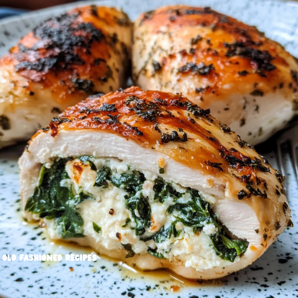 🌟 Spinach Ricotta Stuffed Chicken 🌟