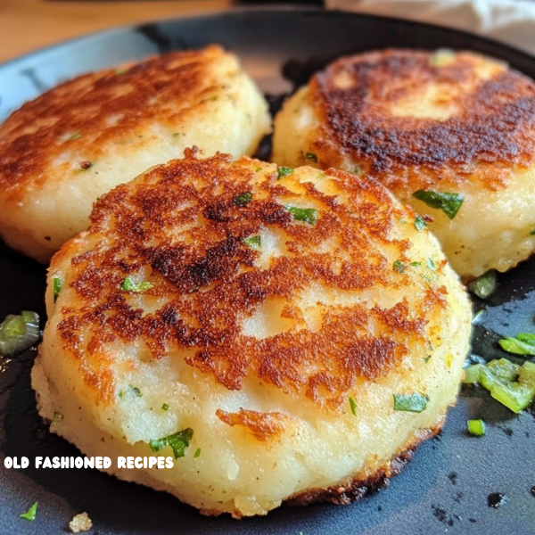 🥔 Cheesy Beef Stuffed Potato Cakes 🥔