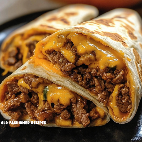 🌮 Nacho Cheese Beef Wraps 🌮