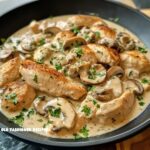 🍄 Creamy Chicken with Mushrooms 🍗