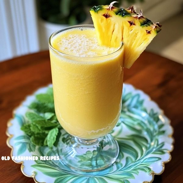 Tropical Pineapple Smoothie 🍍🥥