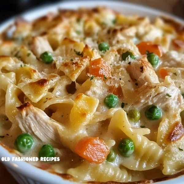 Chicken Pot Pie Pasta 🥧🍗