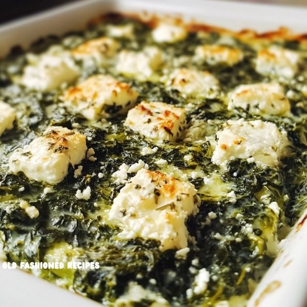 Spinach Casserole with Feta Cheese 🌿🧀