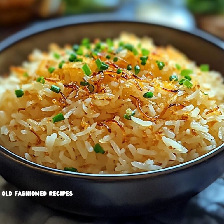 Golden Onion Butter Jasmine Rice