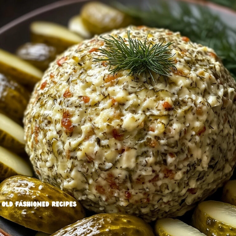 Flavorful Dill Pickle Cheese Ball