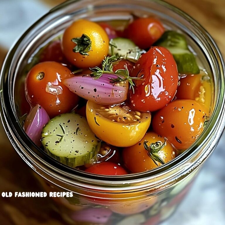 Pickled Cherry Tomatoes and Vegetables