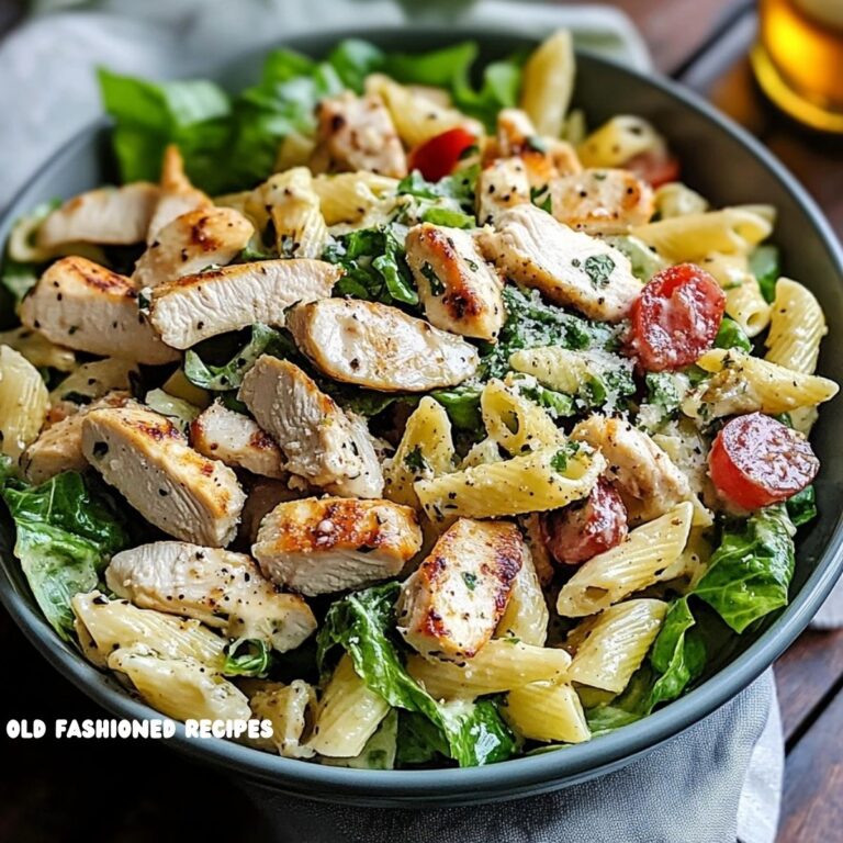 Chicken Caesar Pasta Salad