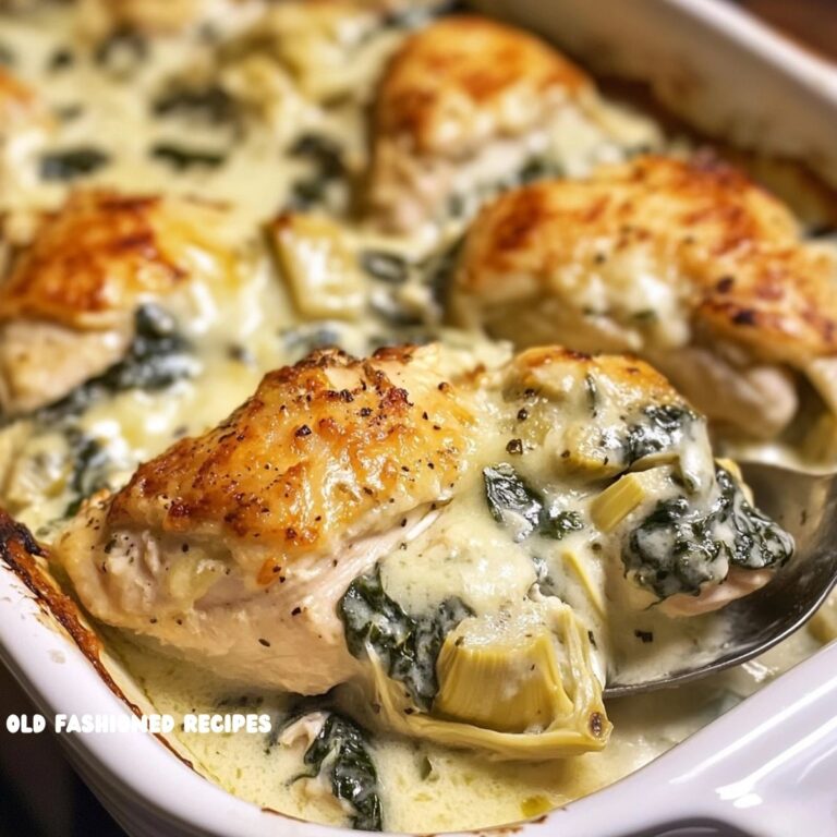 Spinach Artichoke Chicken Bake