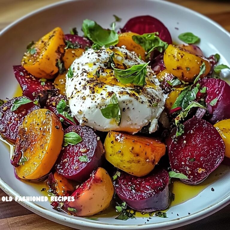 Roasted Beets Burrata Salad