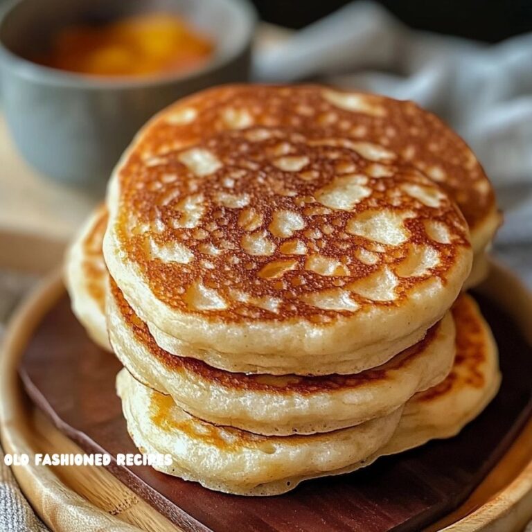 Golden Fluffy Sourdough Crumpets