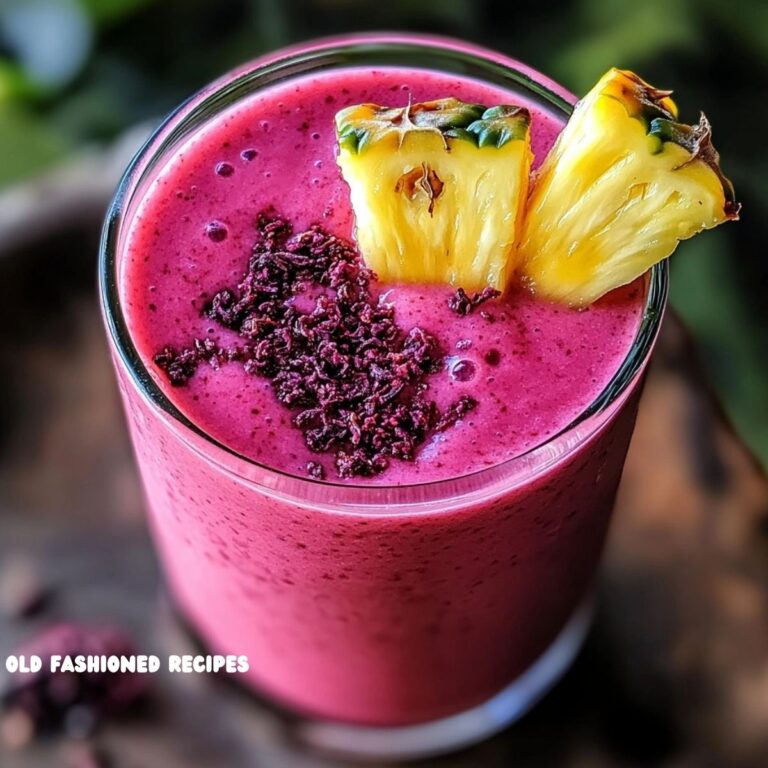 Hibiscus Tea Pineapple Smoothie