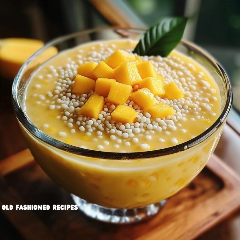 Easy Mango Sago Dessert