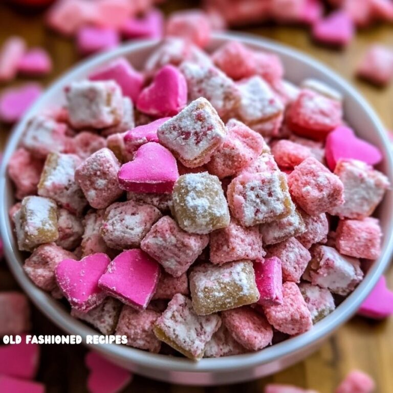 Pink Valentine’s Puppy Chow Mix