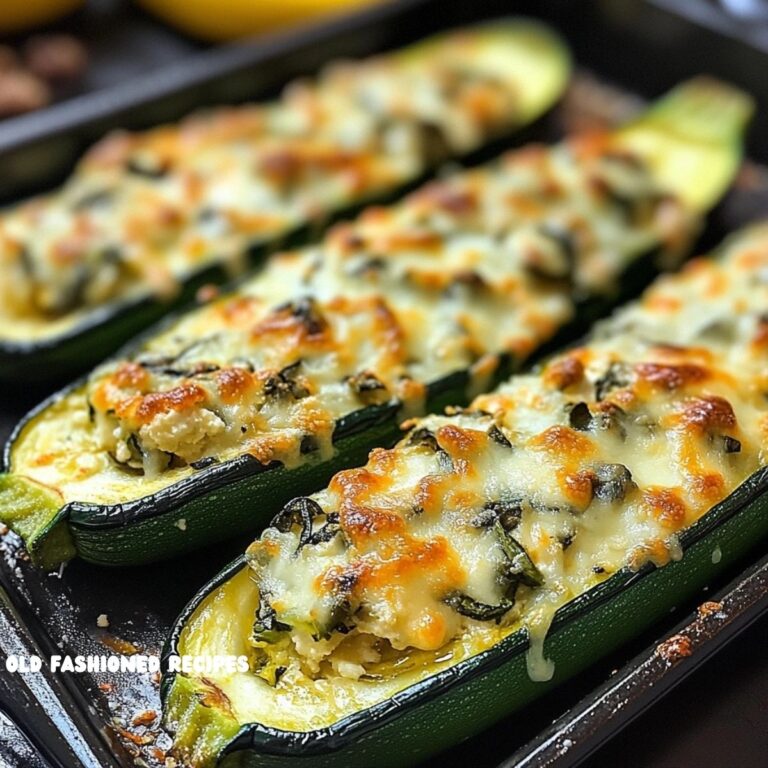 Stuffed Zucchini with Ricotta