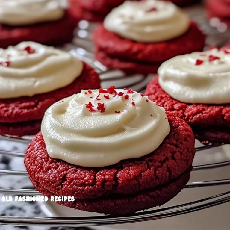 Red Velvet Cookies with Frosting