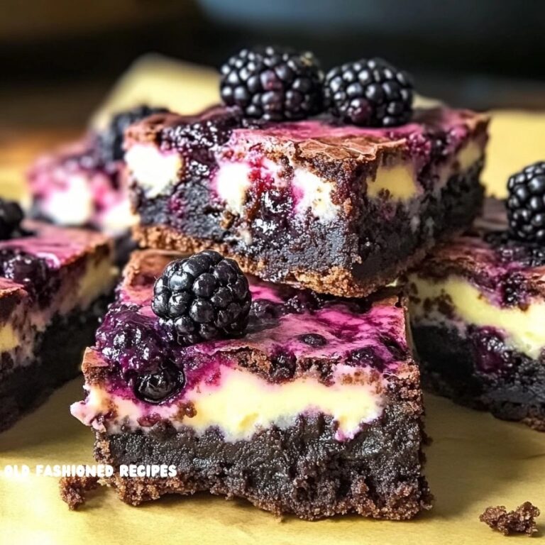 Blackberry Cheesecake Brownies