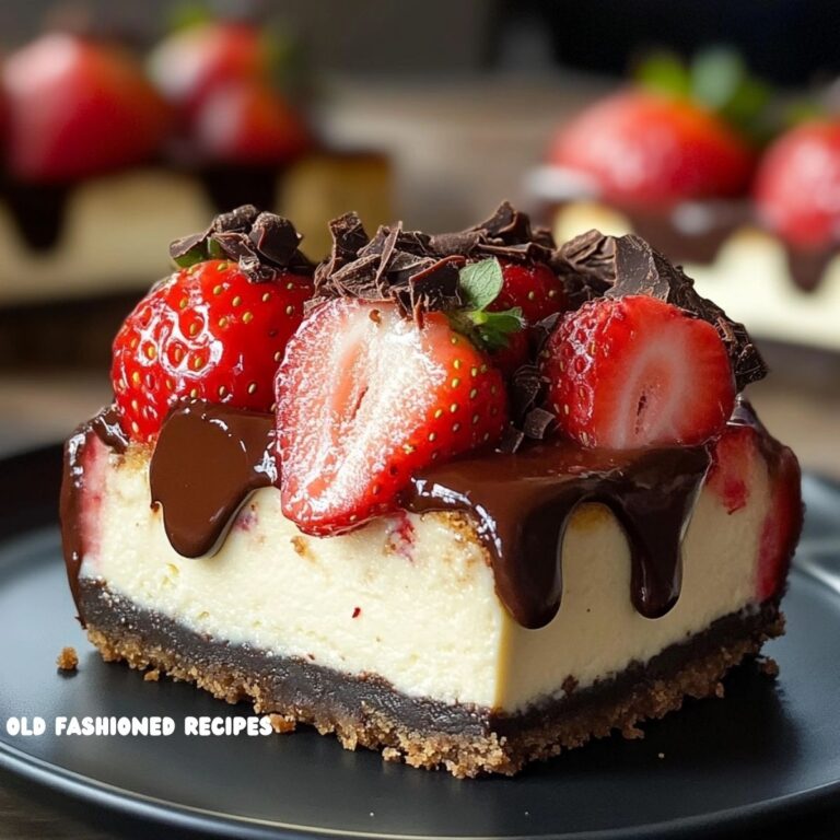 Chocolate Dipped Strawberry Cheesecake