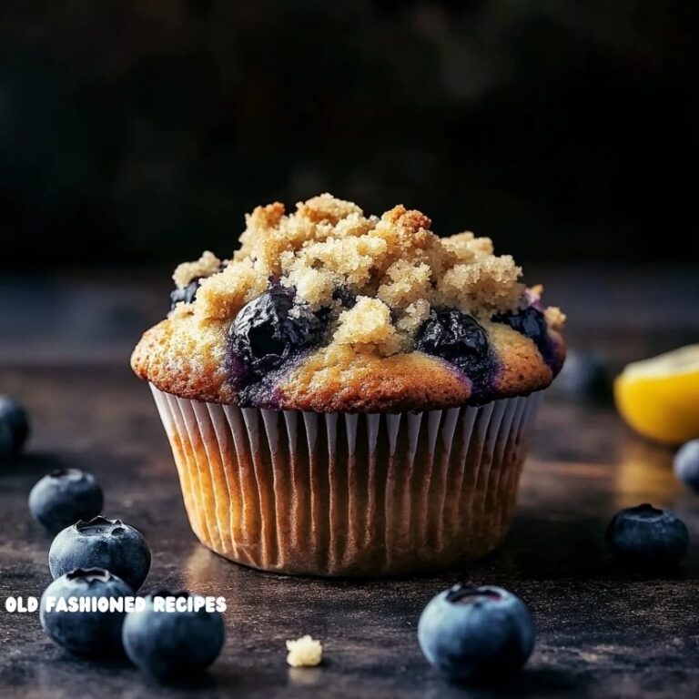 Blueberry Muffins with Crumb Topping