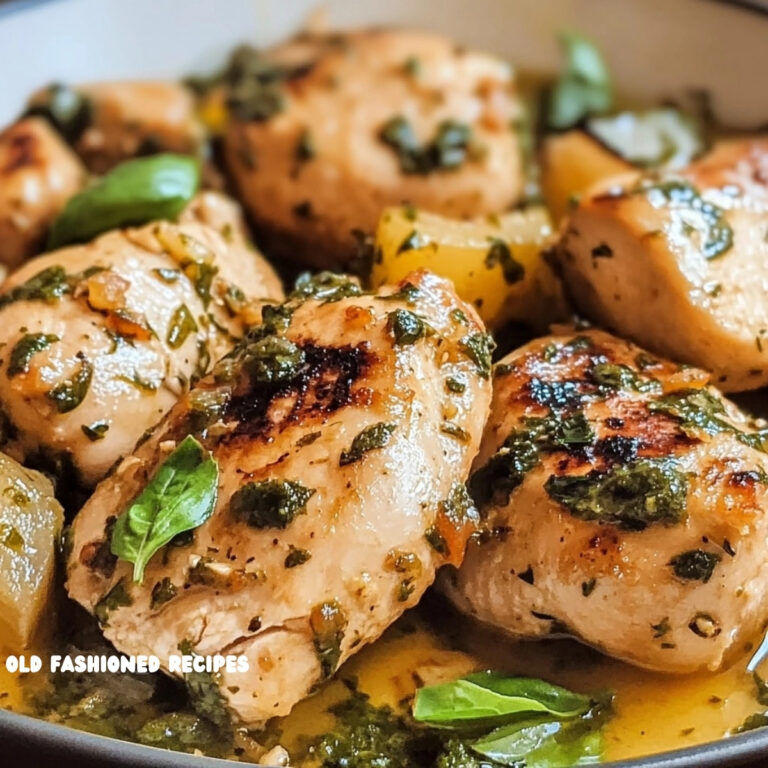 Simple Italian Basil Chicken