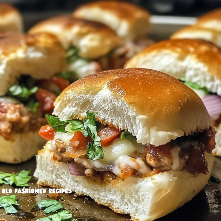 Crazy Good Chopped Italian Sliders