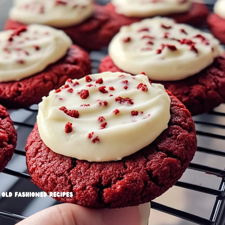 Red Velvet Cookies with Frosting