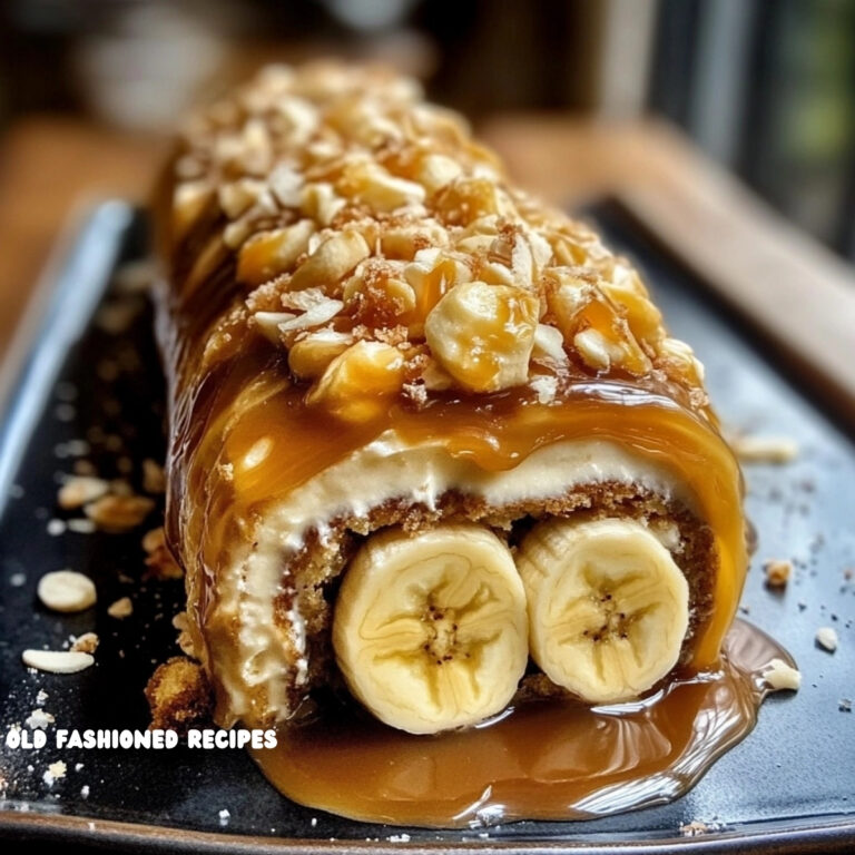 Banana Caramel Roulade