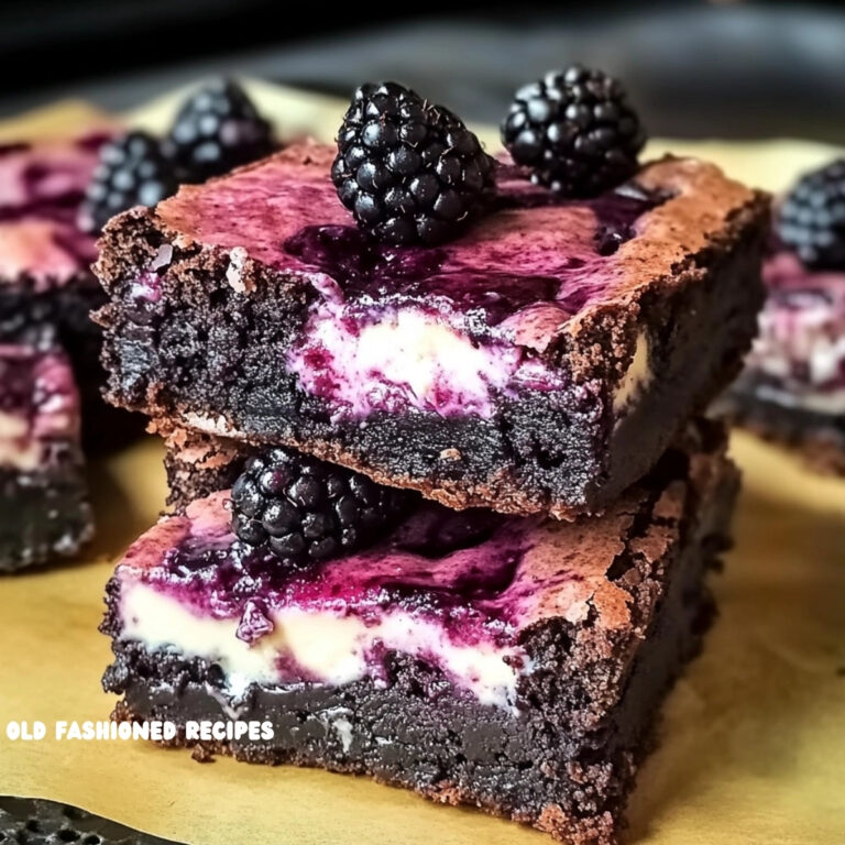 Blackberry Cheesecake Brownies