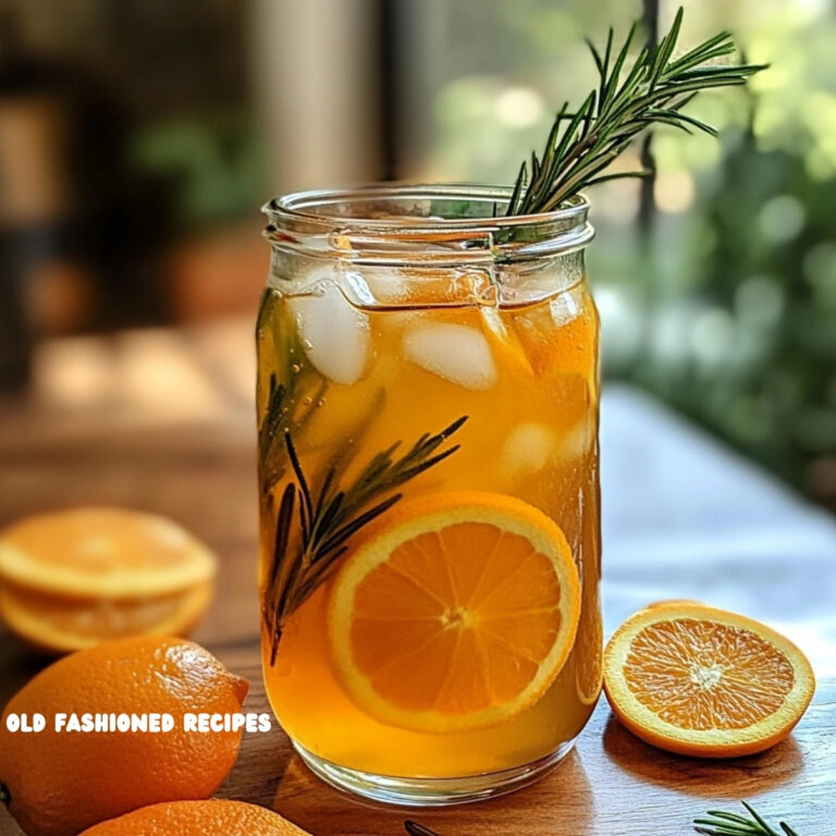 Orange Rosemary Iced Tea