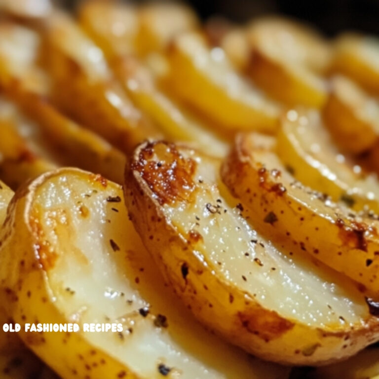 SLICED BAKED POTATOES – Just 4 Ingredient