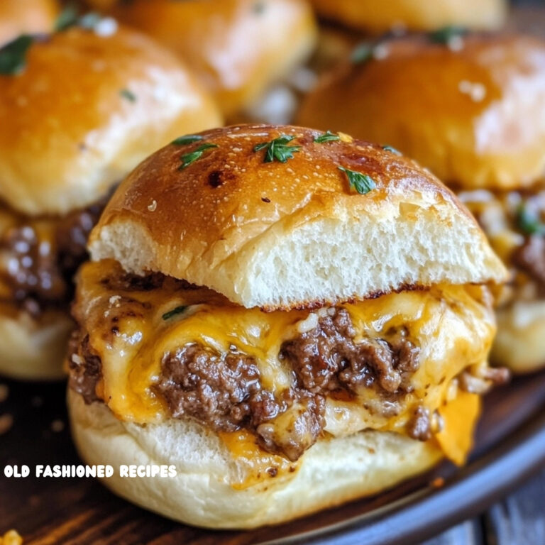 Beef & Cheddar Sliders