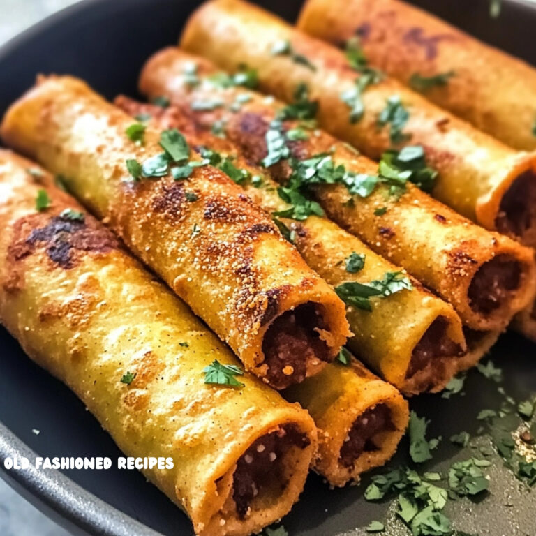 Crispy Baked Vegan Taquitos 🌮🌱🔥