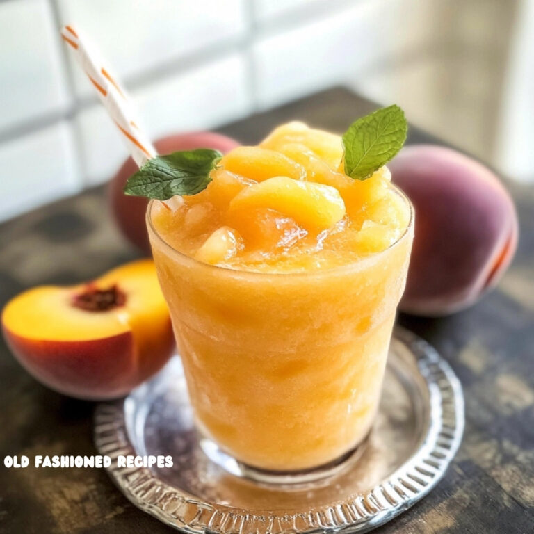 Frozen Peach Slush