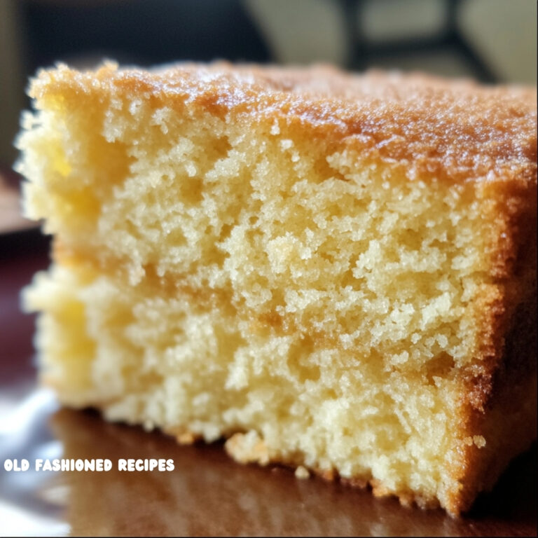 Old Fashioned Butter Cake