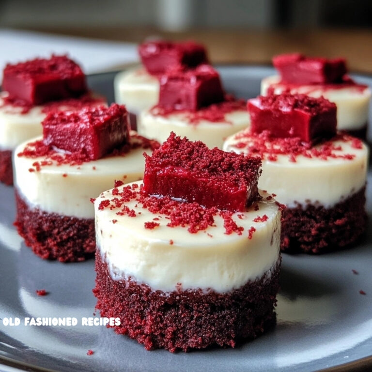 Red Velvet Cheesecake Bites