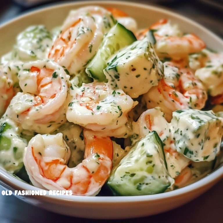 Creamy Cucumber Shrimp Salad