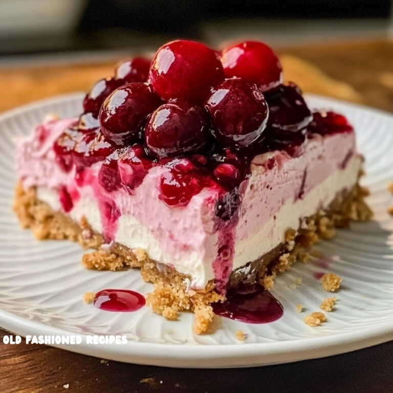 Cherry Cheesecake Lush Dessert