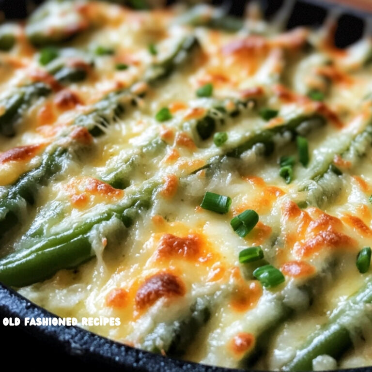 Cheesy Garlic Green Beans