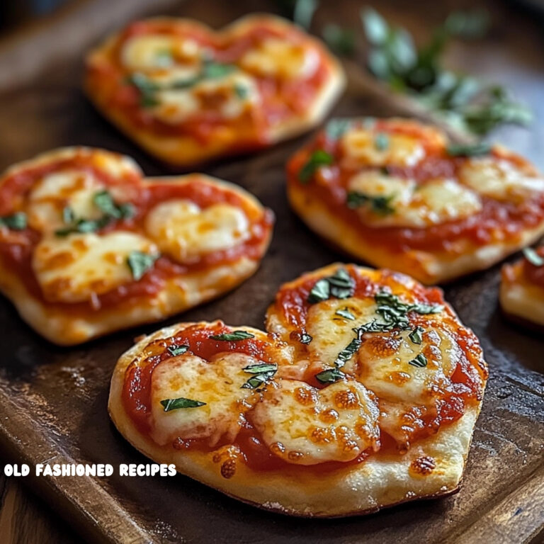 Heart-Shaped Mini Pizzas