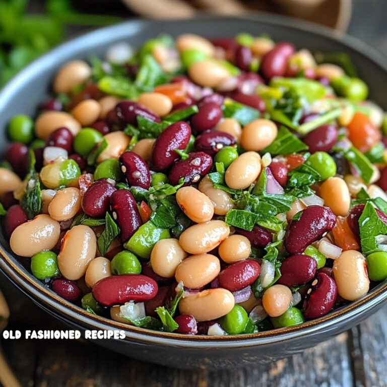 Easy 10-Minute Three Bean Salad