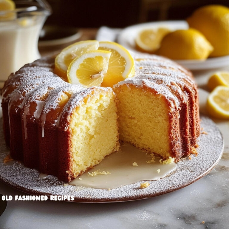 Lemon pound cake