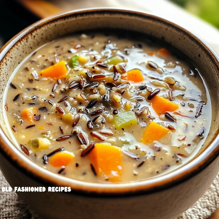 Cozy Autumn Wild Rice Soup 🍁🍲🌾