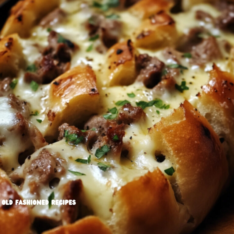 Philly Cheesesteak Garlic Bread