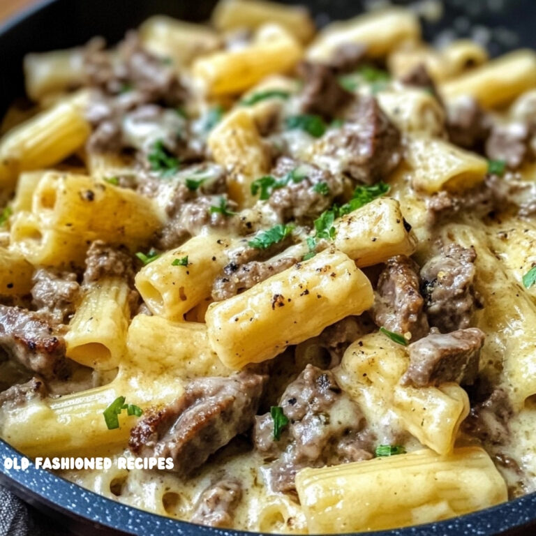 Philly Cheesesteak Pasta