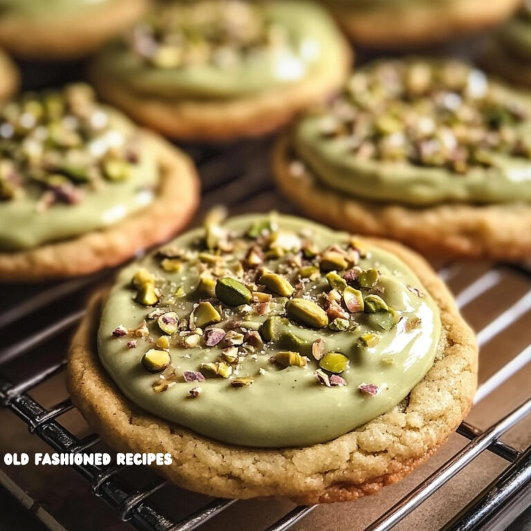 Soft Pistachio Cream Cookies