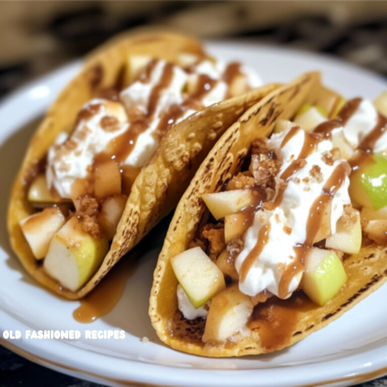 Apple Cheesecake Tacos