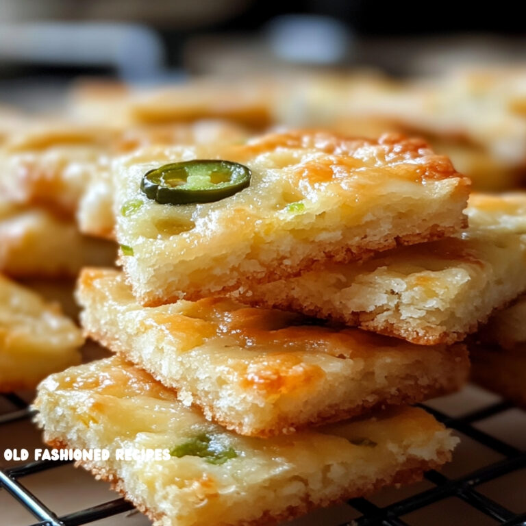 Cheesy Jalapeño Shortbread