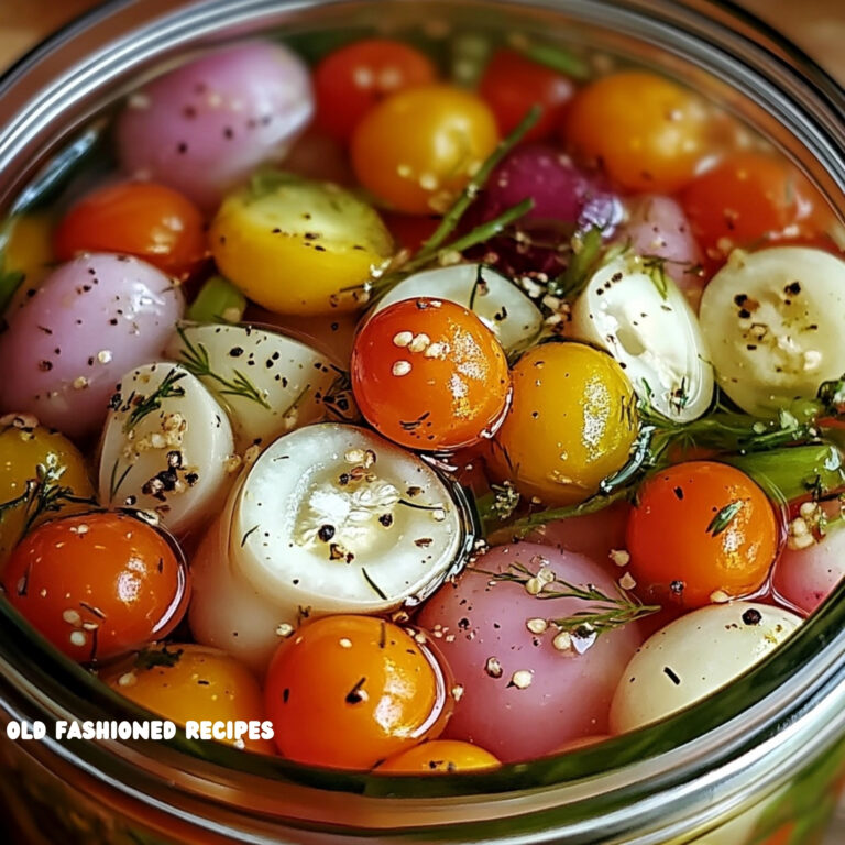 Pickled Cherry Tomatoes and Vegetables